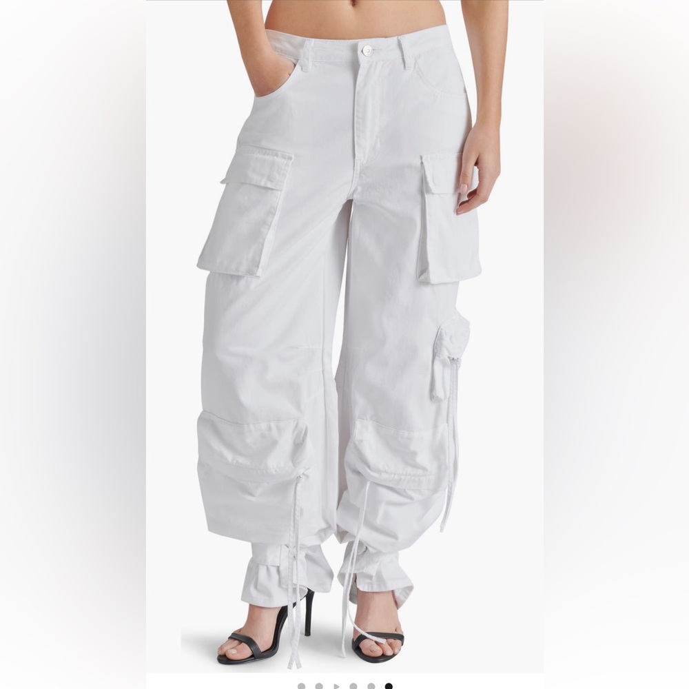 Steven Madden Duo White Cargo Pants Backstreet Boys - Picture 4 of 8